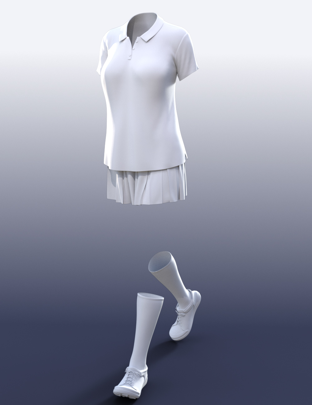 dForce Everyday Polo Style Outfit for Genesis8 Females dForce Everyday Polo Style Outfit for Genesis8 Females by: tentman, 3D Models by Daz 3D