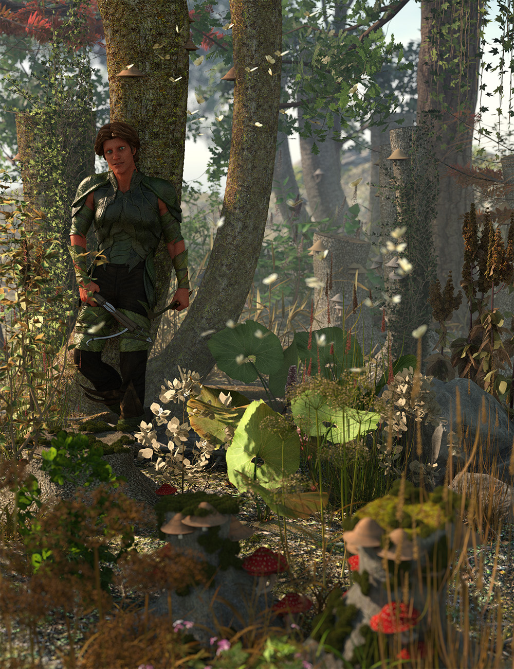 Iray Nature Shaders - Bark Iray Nature Shaders - Bark by: MartinJFrost, 3D Models by Daz 3D