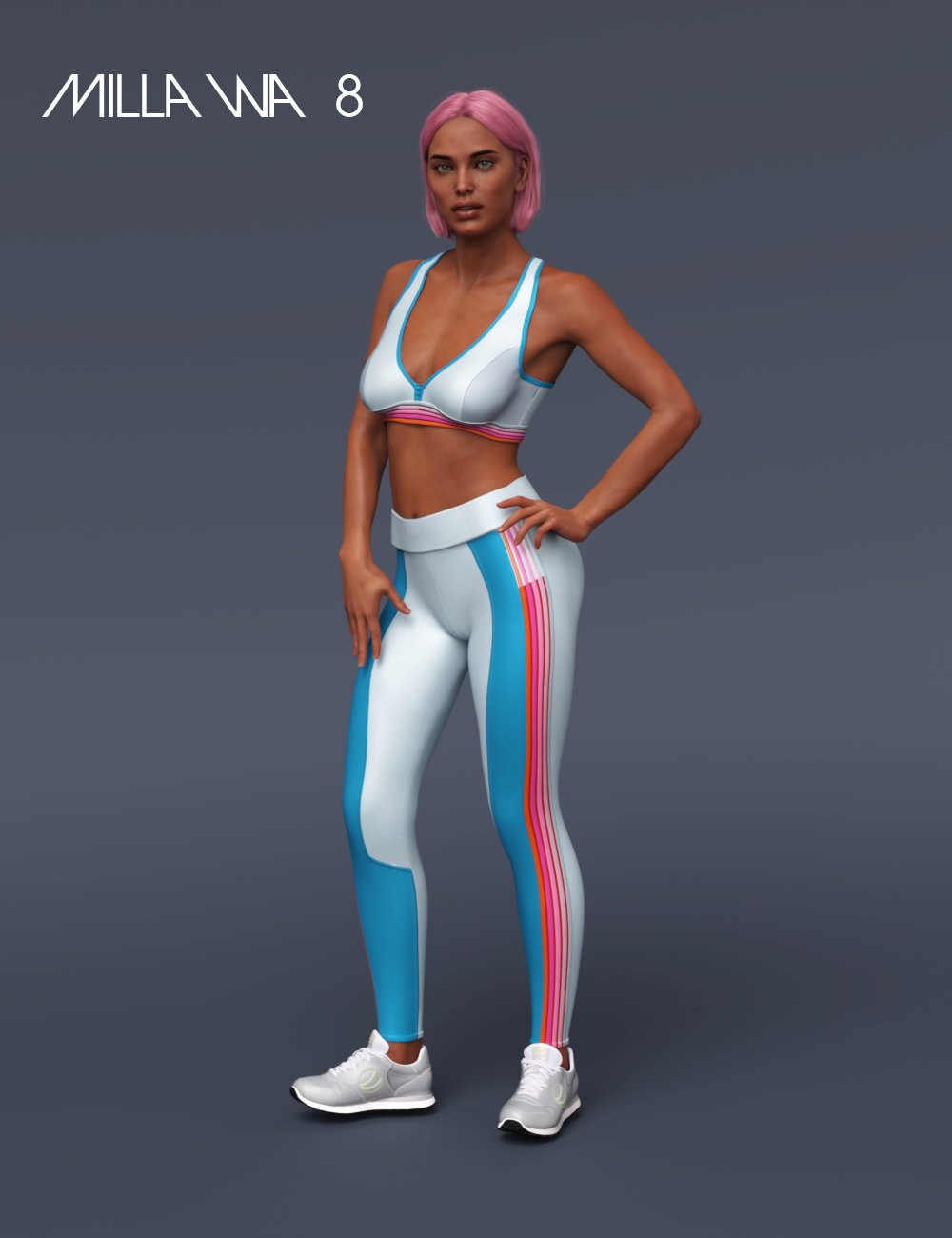 S3D Fitness Clothes for Genesis 8 Females S3D Fitness Clothes for Genesis 8 Females by: Slide3D, 3D Models by Daz 3D
