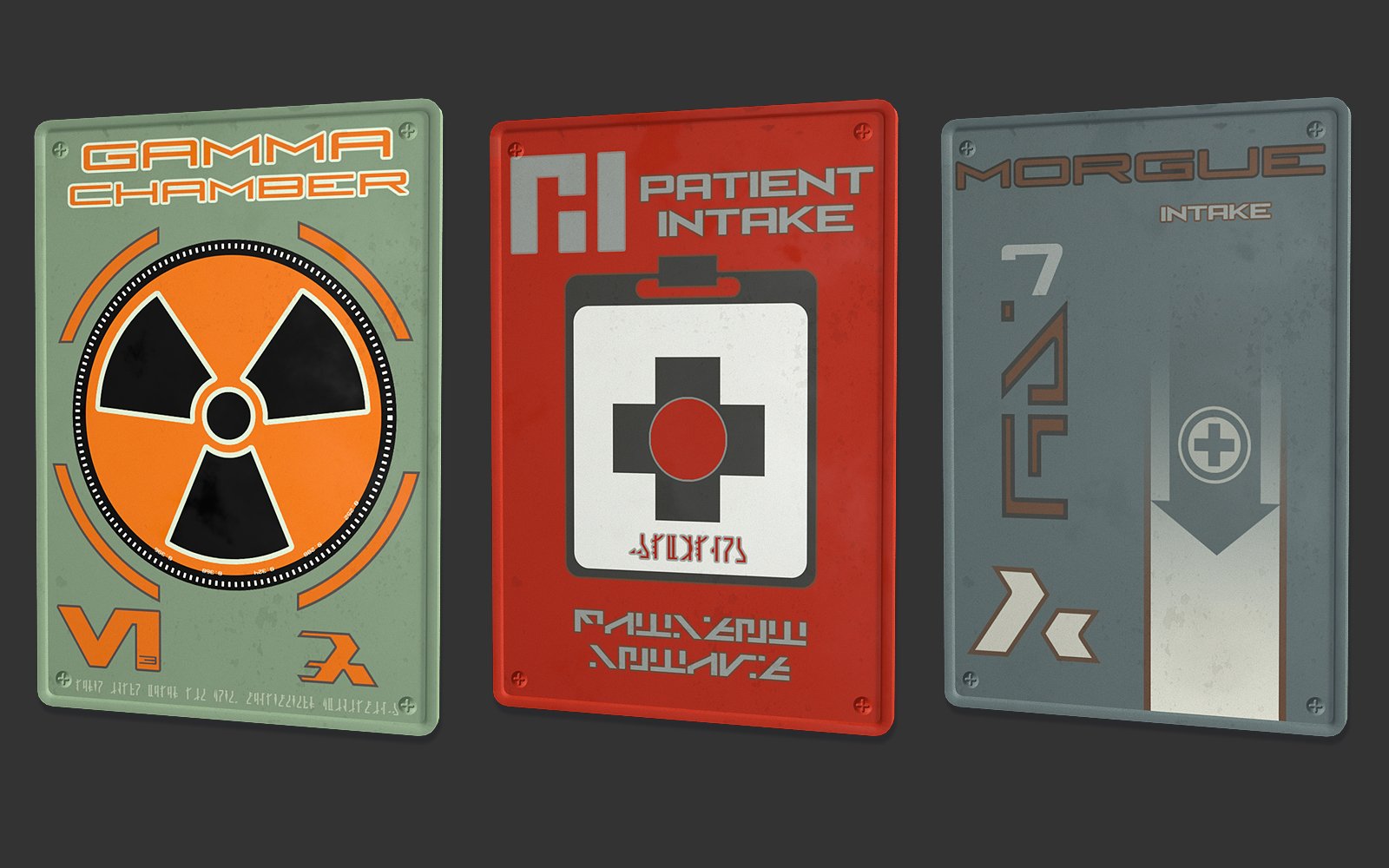 Sci-Fi Info Signs Sci-Fi Info Signs by: The AntFarm, 3D Models by Daz 3D