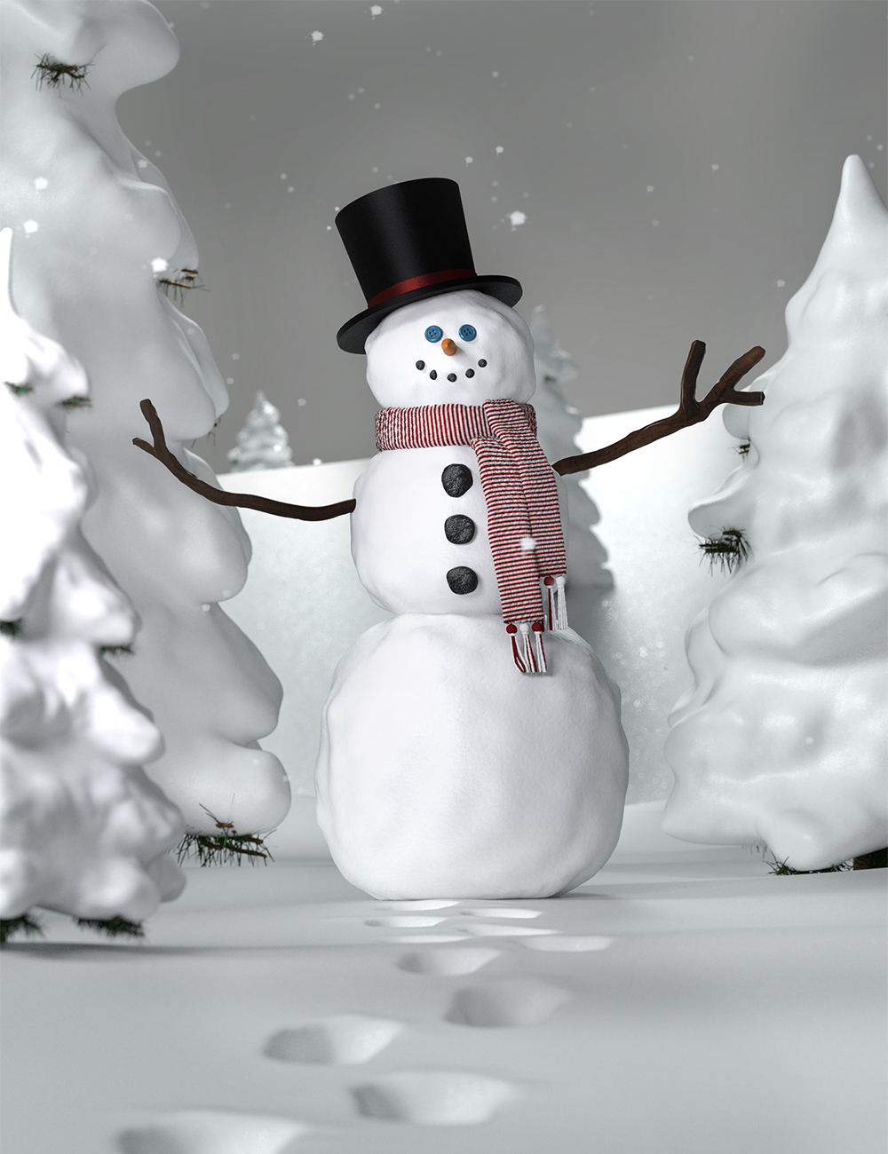 Snow Day by: SR3, 3D Models by Daz 3D