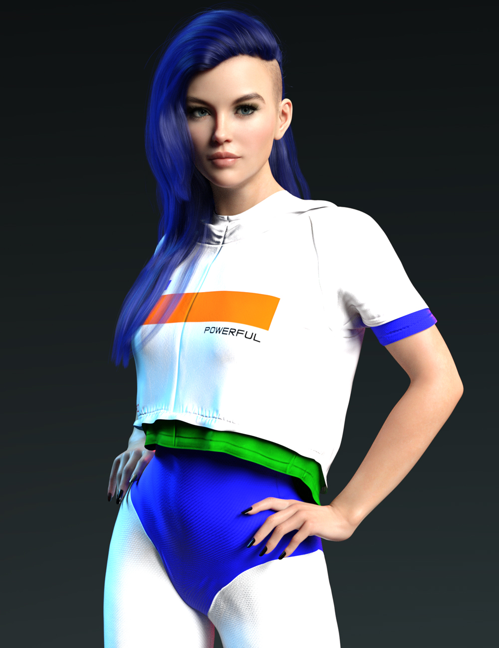 X-Fashion dForce Space Bodysuit Set by: xtrart-3d, 3D Models by Daz 3D