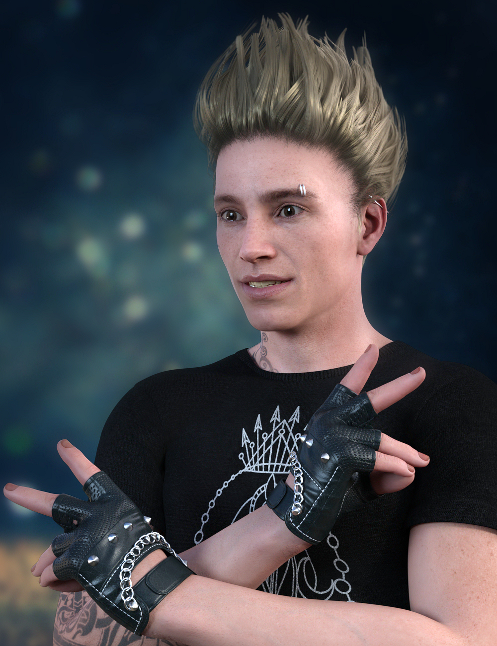 Fender Hair for Genesis 8 Males Fender Hair for Genesis 8 Males by: Propschick, 3D Models by Daz 3D