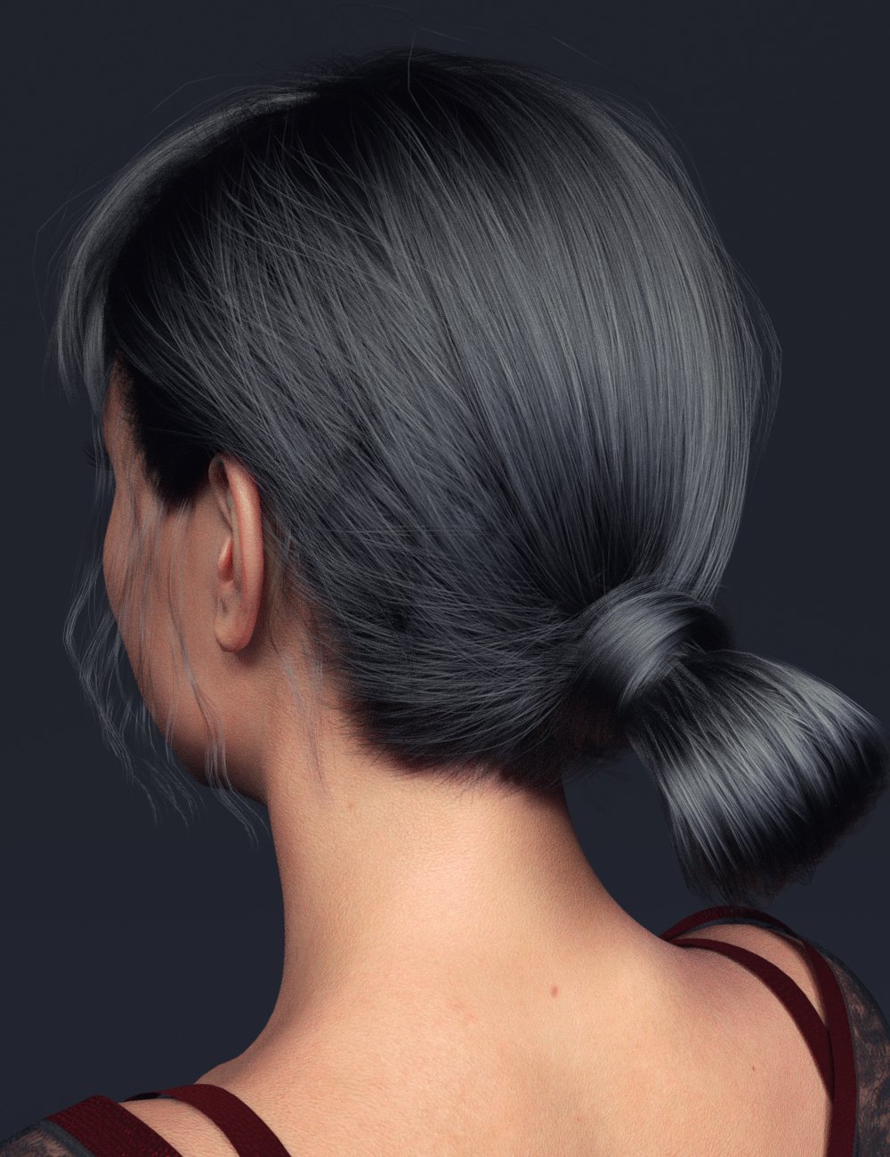 Sun Hair for Genesis 8 Females by: Sprite, 3D Models by Daz 3D