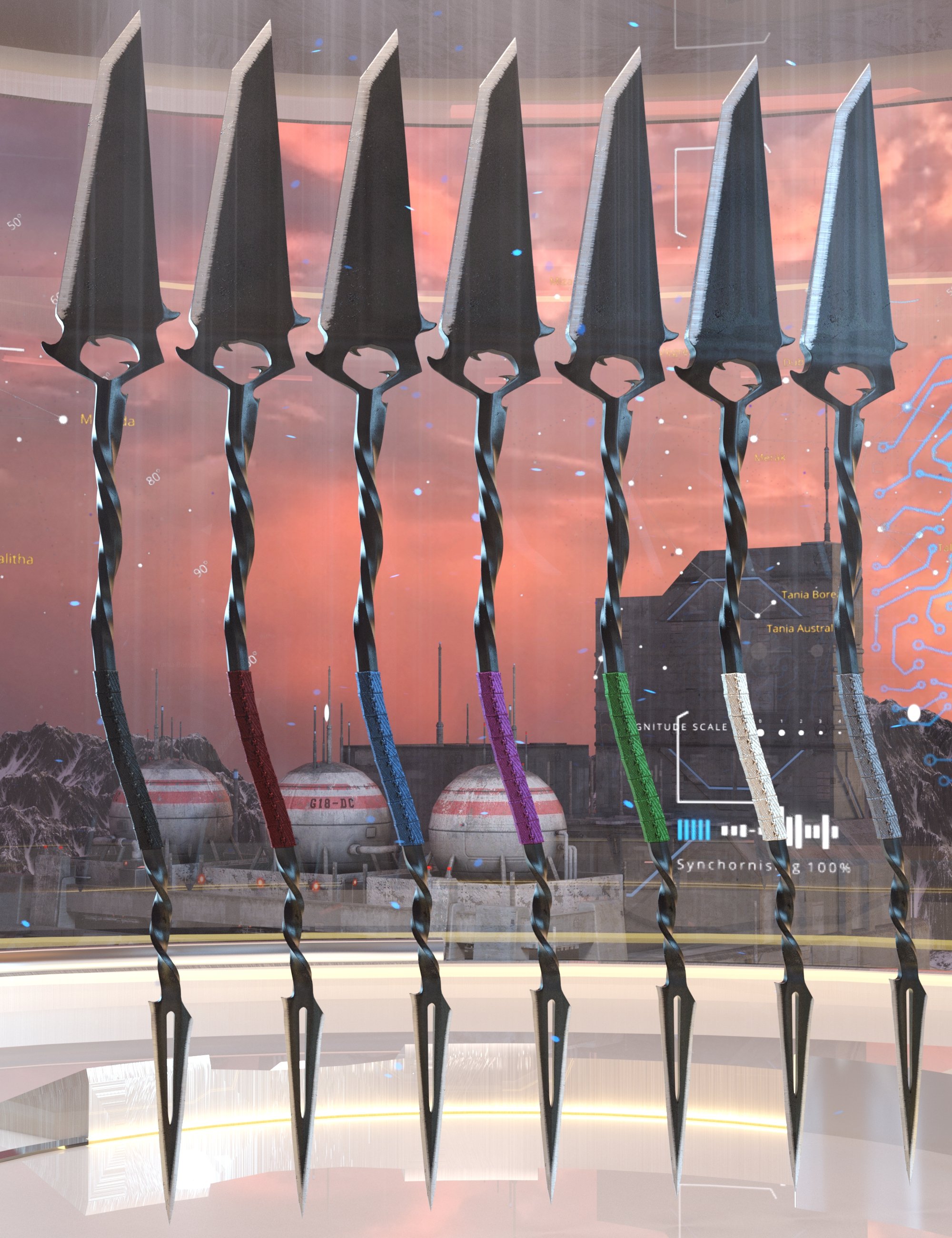 Dark Hollow Weapons Collection Dark Hollow Weapons Collection by: Britech, 3D Models by Daz 3D