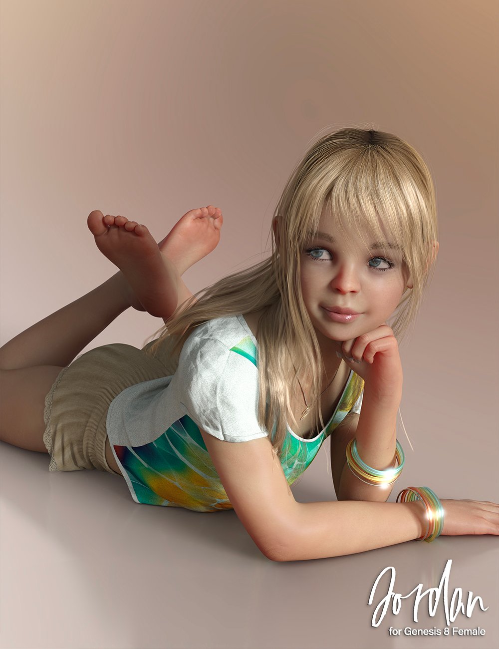 Jordan Character for Genesis 8 Females Daz 3D