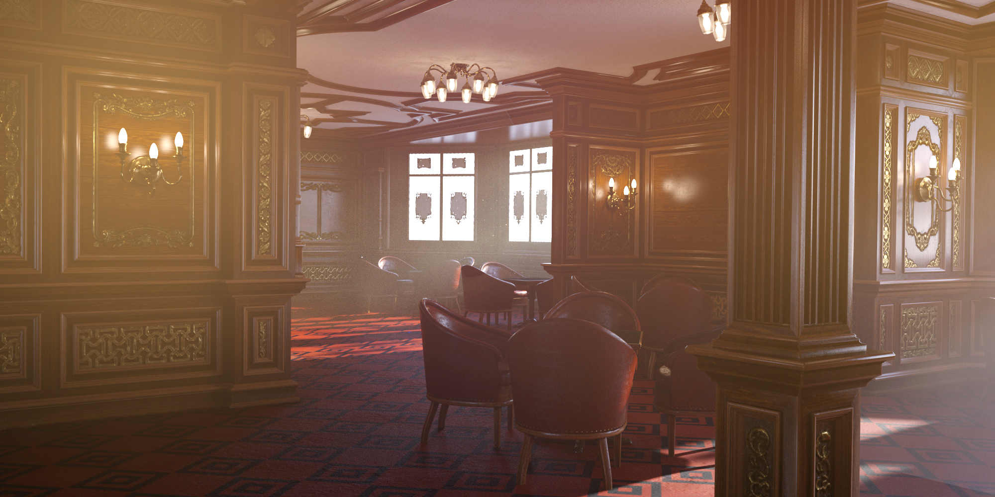 Smoking Room 2020 by: GolaM, 3D Models by Daz 3D