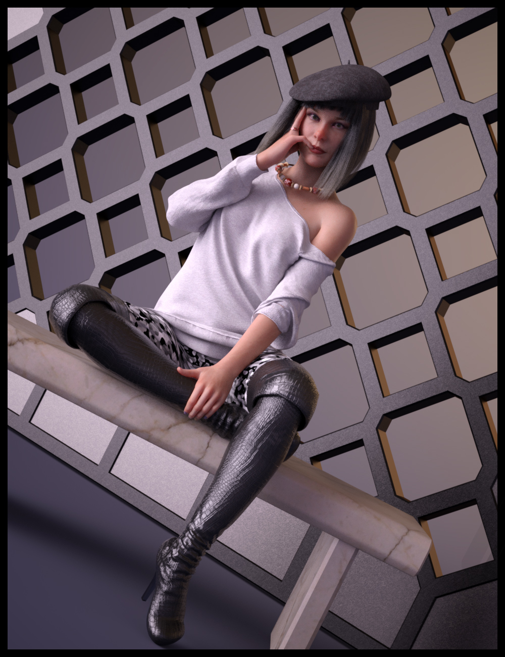dForce Sweet Winter Outfit for Genesis 8 Females dForce Sweet Winter Outfit for Genesis 8 Females by: Nathy Design, 3D Models by Daz 3D