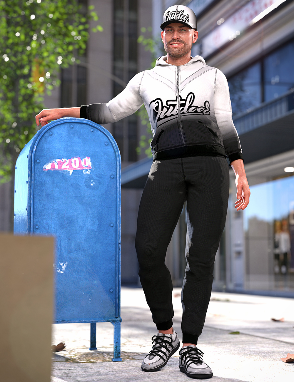 Campus Casual Outfit Textures by: Demian, 3D Models by Daz 3D