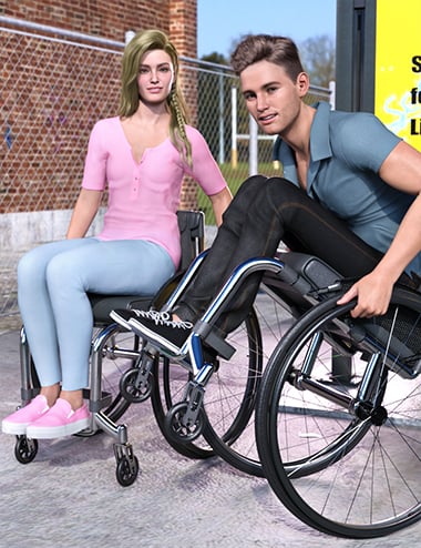 Z Everyday Wheelchair and Poses for Genesis 8.1 Z Everyday Wheelchair and Poses for Genesis 8.1 by: Zeddicuss, 3D Models by Daz 3D