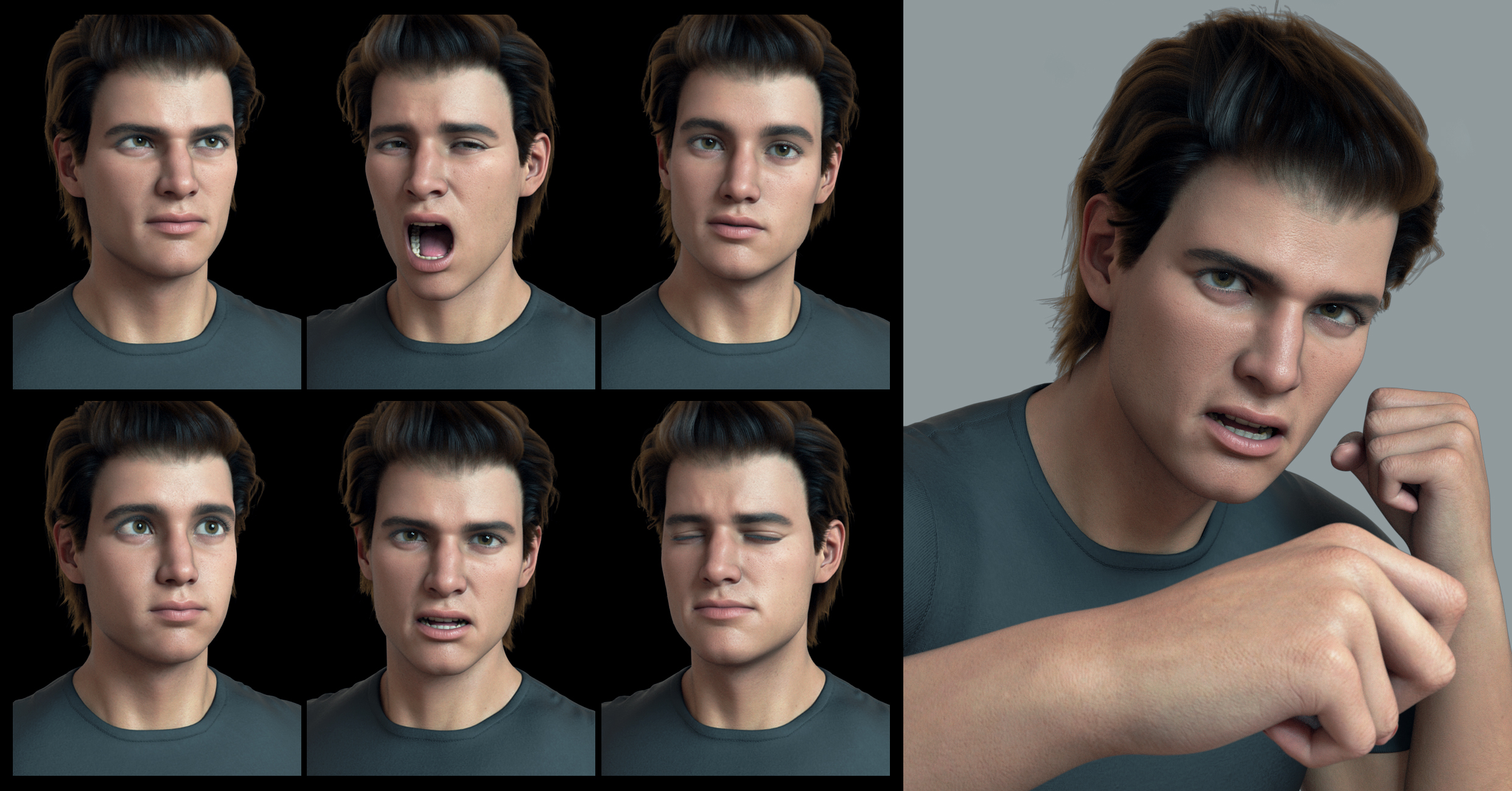 The Expression Collection for Michael 8.1 The Expression Collection for Michael 8.1 by: Quixotry, 3D Models by Daz 3D