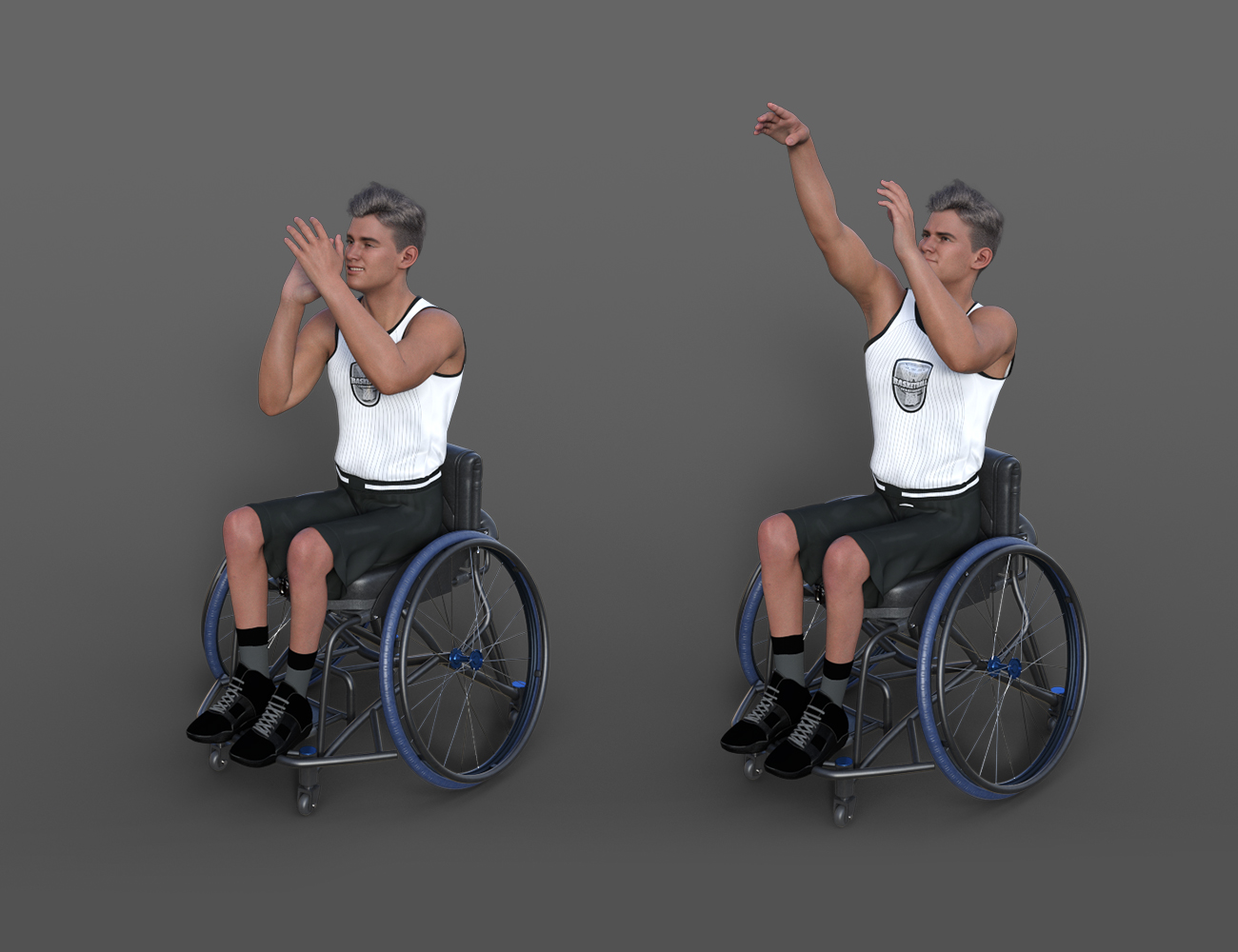 Basketball Wheelchair Animations for Genesis 8.1 Male and Michael 8.1 Basketball Wheelchair Animations for Genesis 8.1 Male and Michael 8.1 by: ThreeDigital, 3D Models by Daz 3D