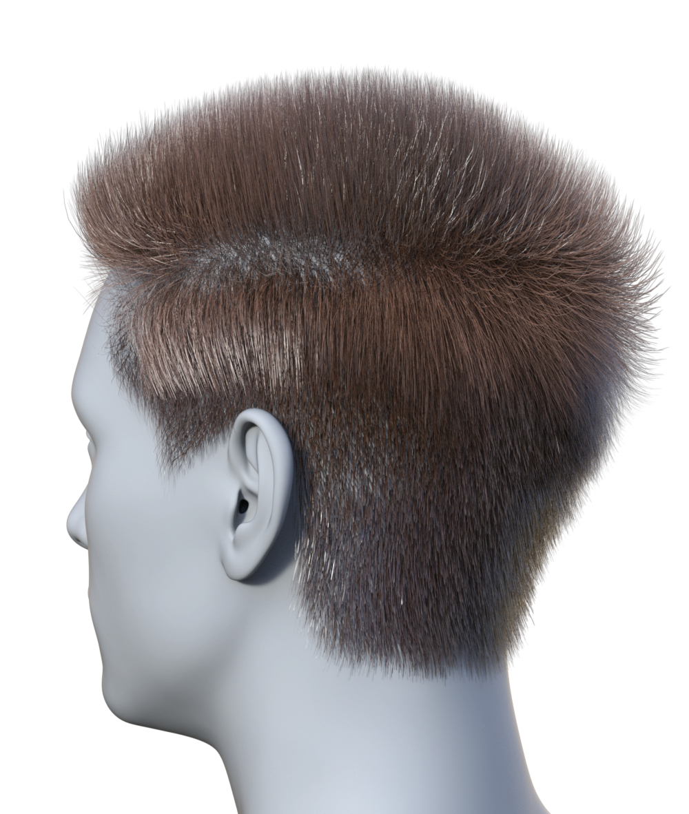 Wilson Hair for Genesis 8 Males by: Vyusur, 3D Models by Daz 3D
