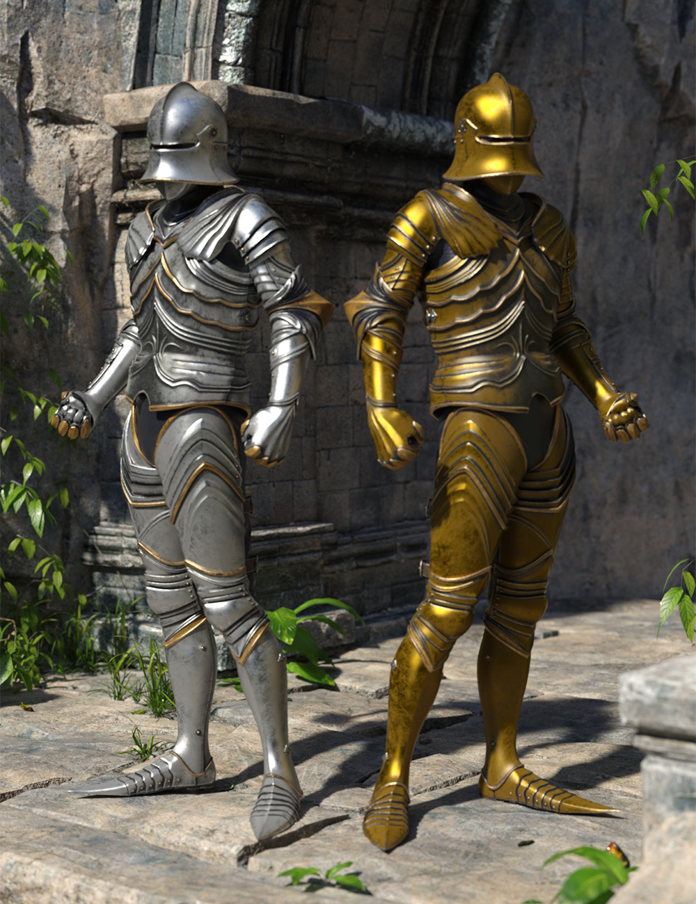 The Knight Series 04 for Genesis 8 Males by: Jerry Jang, 3D Models by Daz 3D