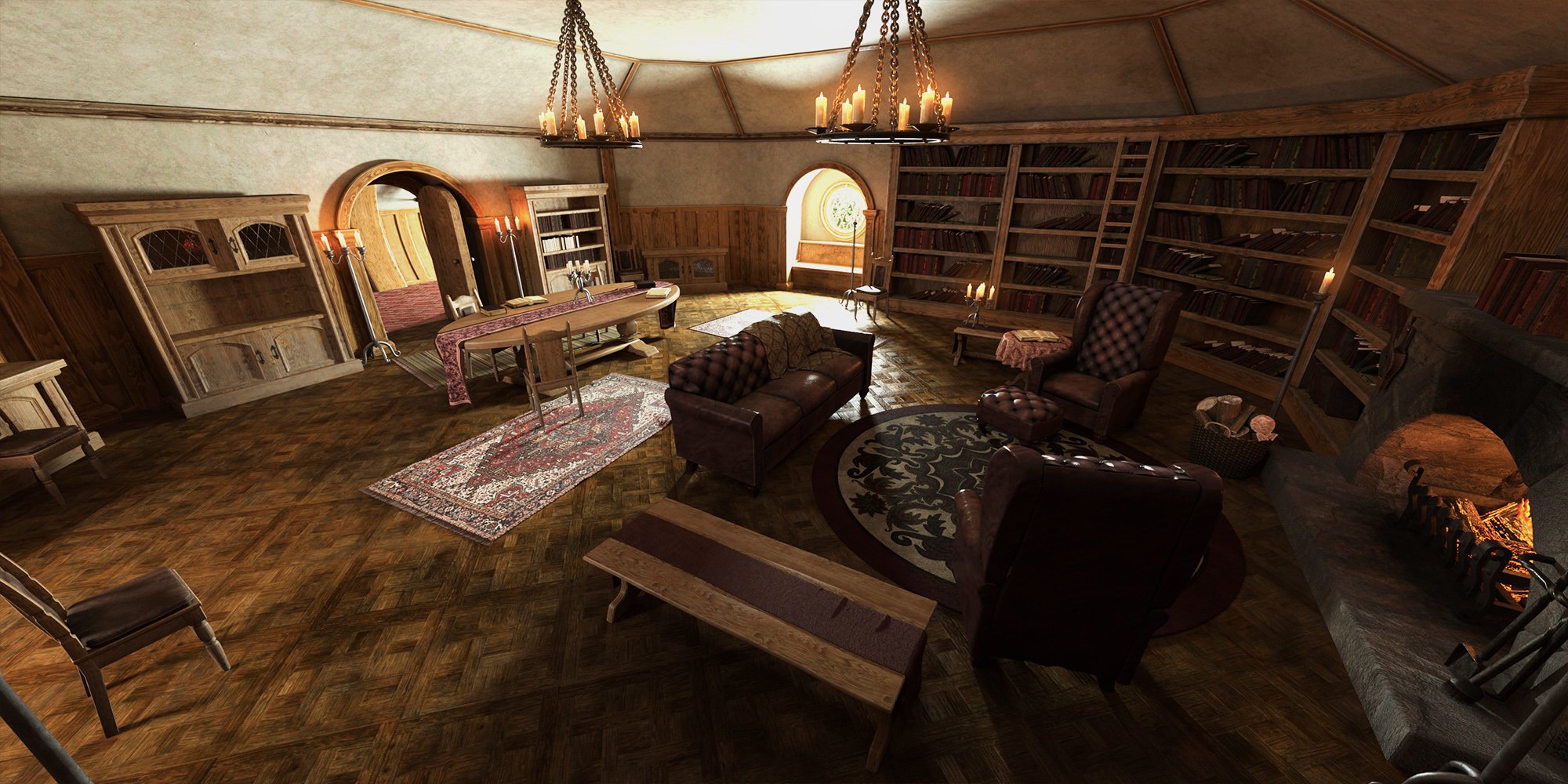 Ye Olde Library Ye Olde Library by: Predatron, 3D Models by Daz 3D
