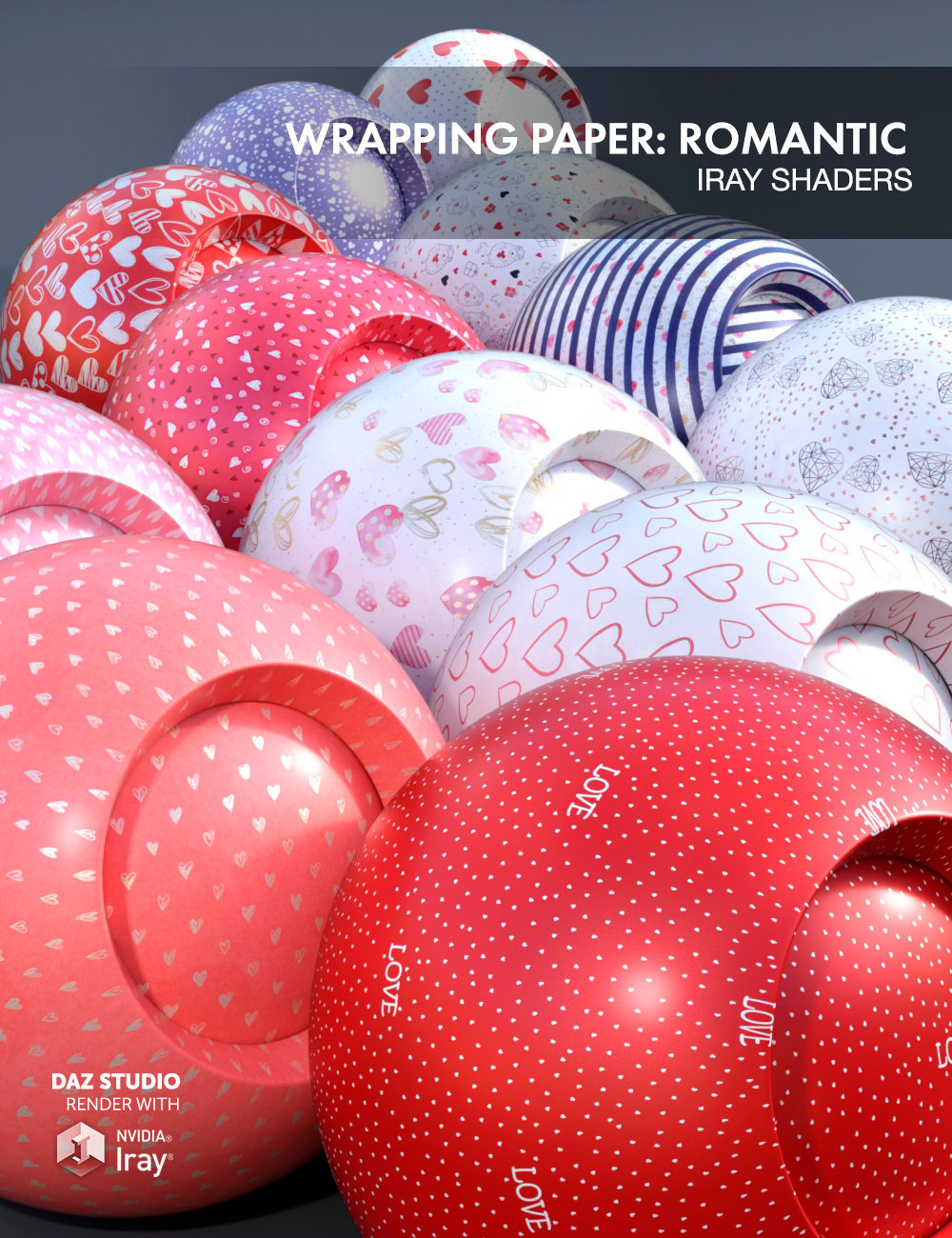 Wrapping Paper: Romantic by: Dimidrol, 3D Models by Daz 3D