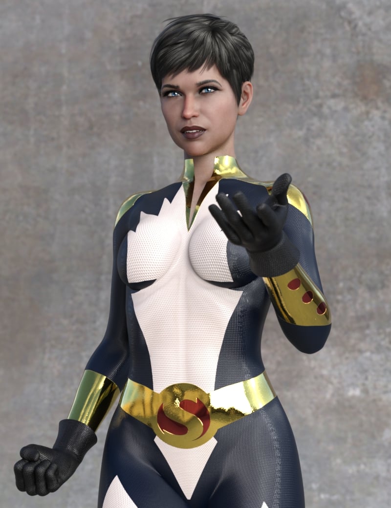 Joanta The Dark Sentinel for Genesis 8 Female by: Dax Avalange, 3D Models by Daz 3D