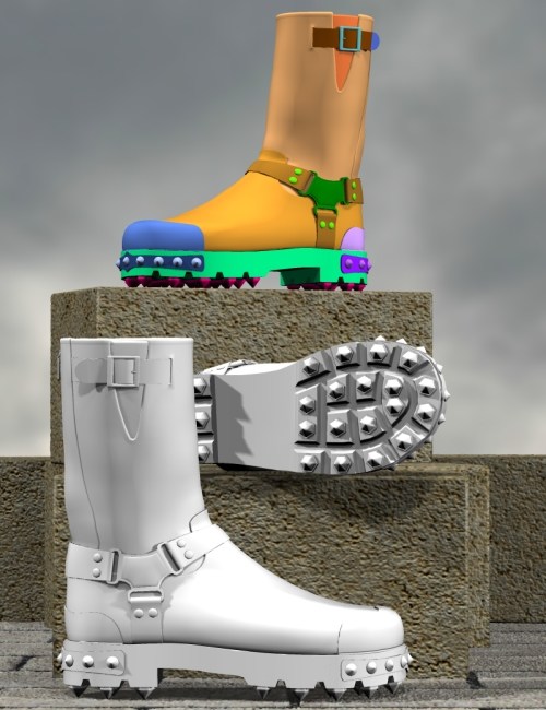 Full Metal Stompers for Michael 4 by: blondie9999, 3D Models by Daz 3D