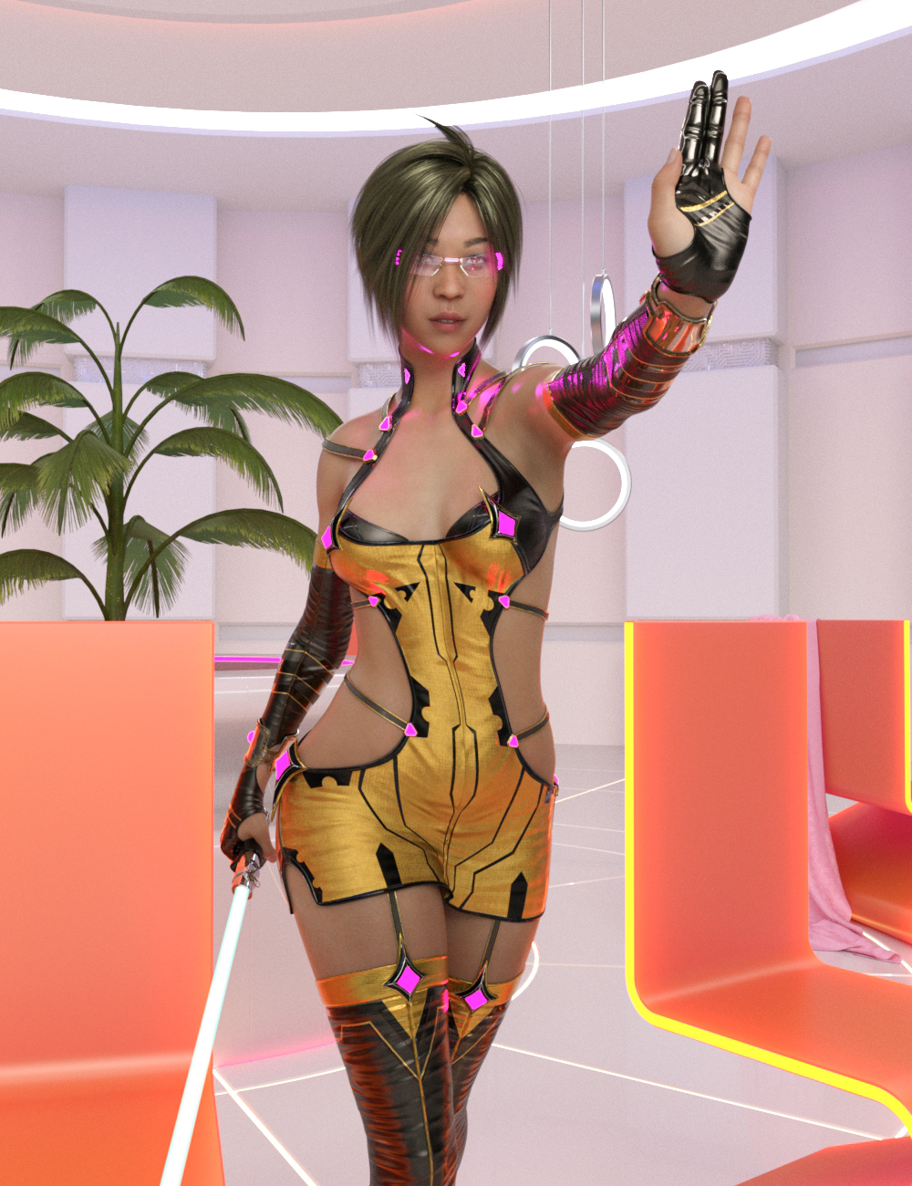 Chin-Sun for Genesis 8 Female by: Warloc, 3D Models by Daz 3D