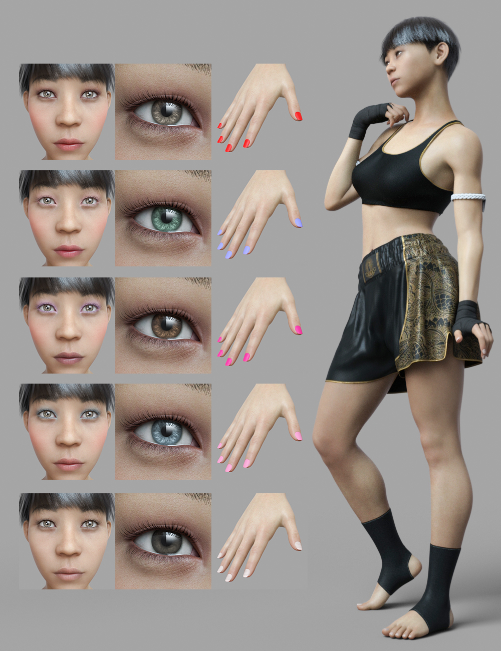 Chin-Sun for Genesis 8 Female by: Warloc, 3D Models by Daz 3D