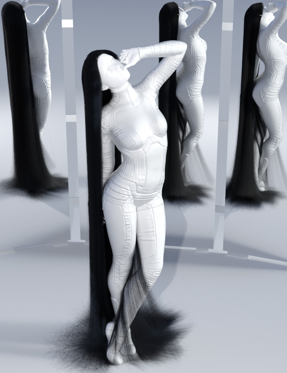 dForce Floor Length Hair for Genesis 8 dForce Floor Length Hair for Genesis 8 by: Sshodan, 3D Models by Daz 3D