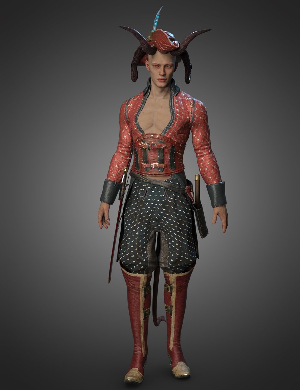 Torridus Outfit for Genesis 8 and 8.1 Male and Torment