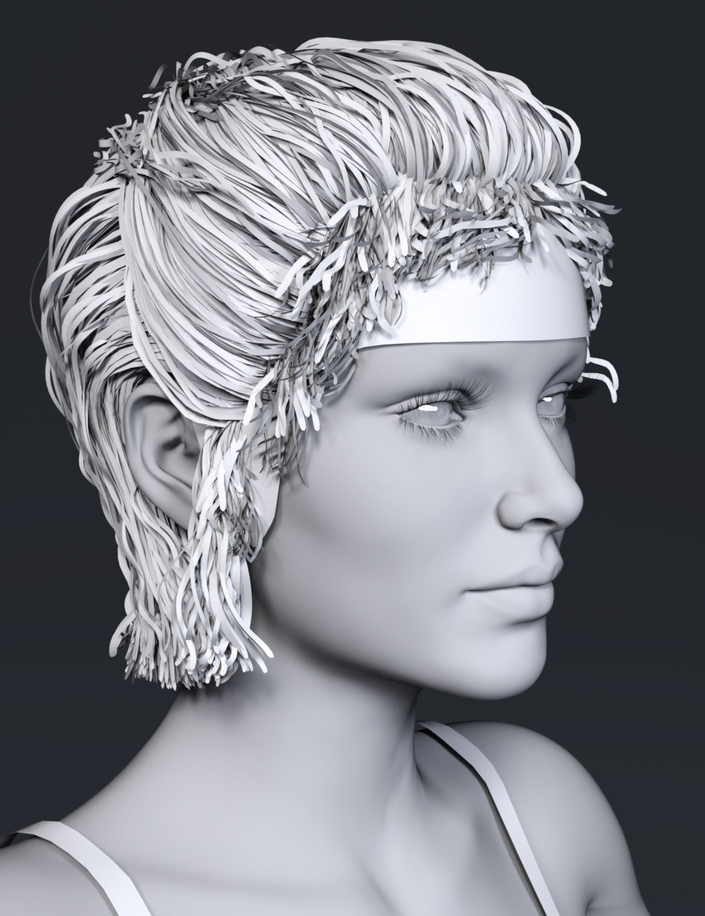 LL Hair for Genesis 8 Females by: Sprite, 3D Models by Daz 3D