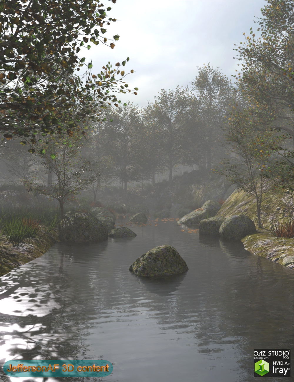 Foggy Forest 2 by: JeffersonAF, 3D Models by Daz 3D
