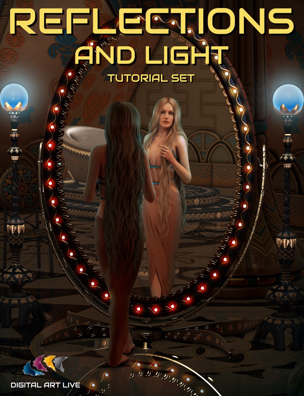 Reflections and Light: Tutorial Set by: Digital Art Live, 3D Models by Daz 3D