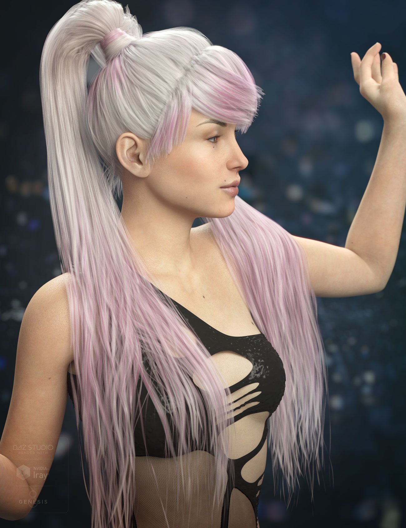 Qiana Hair for Genesis 3 and 8 Females Qiana Hair for Genesis 3 and 8 Females by: AprilYSH, 3D Models by Daz 3D