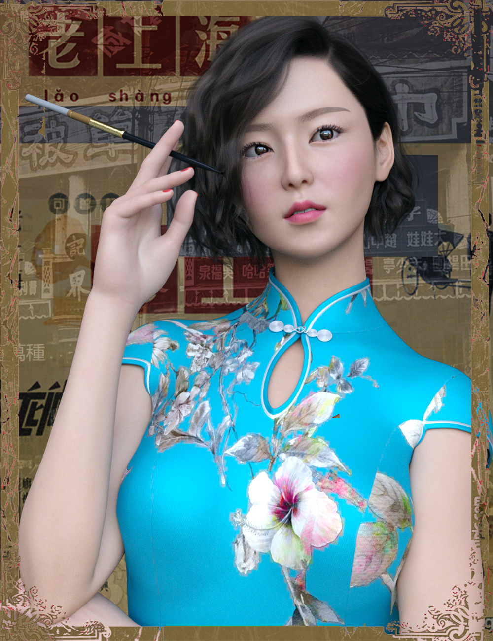 Xiao Bei for Genesis 8 Female by: VOOTW, 3D Models by Daz 3D