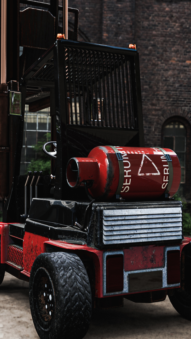 Warehouse Forklift by: Serum, 3D Models by Daz 3D
