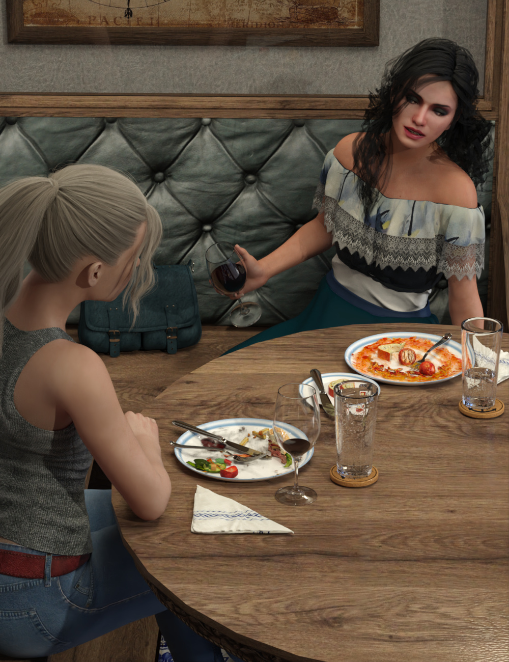 Dirty Dishes by: GCJellyfish, 3D Models by Daz 3D