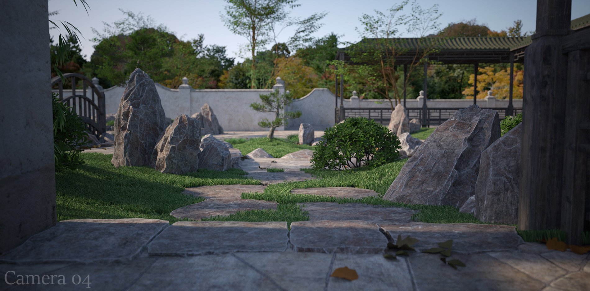 Meditation Gardens Meditation Gardens by: Stonemason, 3D Models by Daz 3D