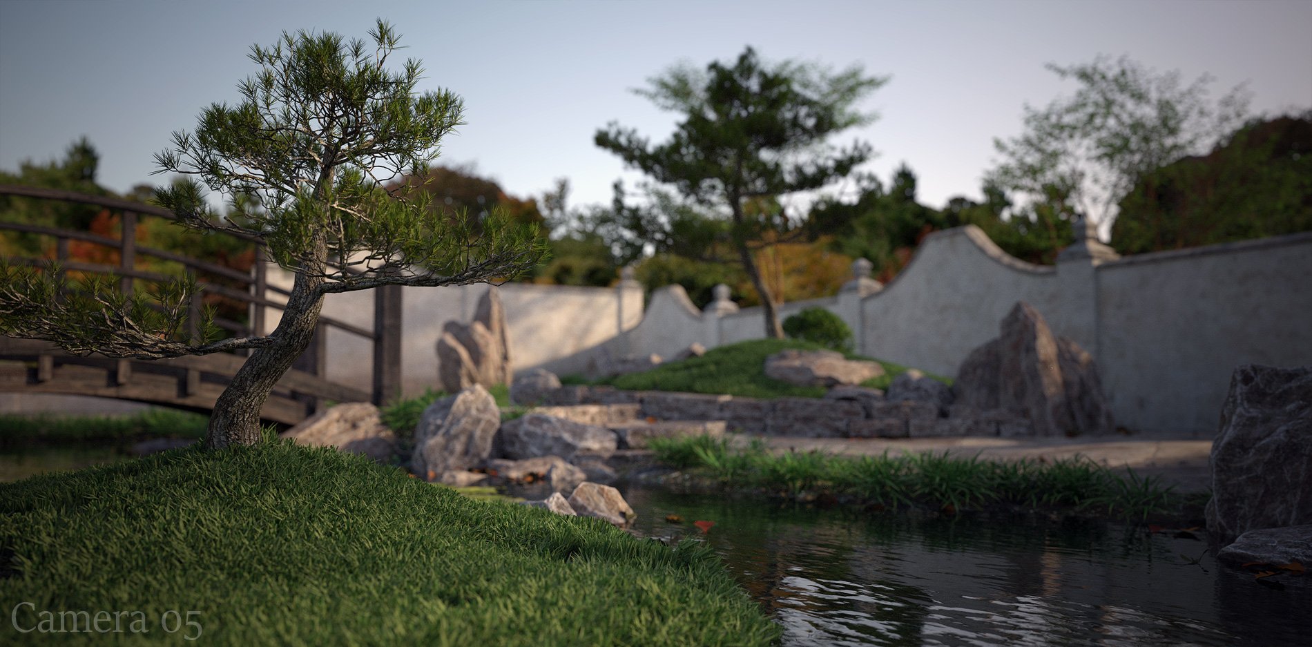 Meditation Gardens Meditation Gardens by: Stonemason, 3D Models by Daz 3D