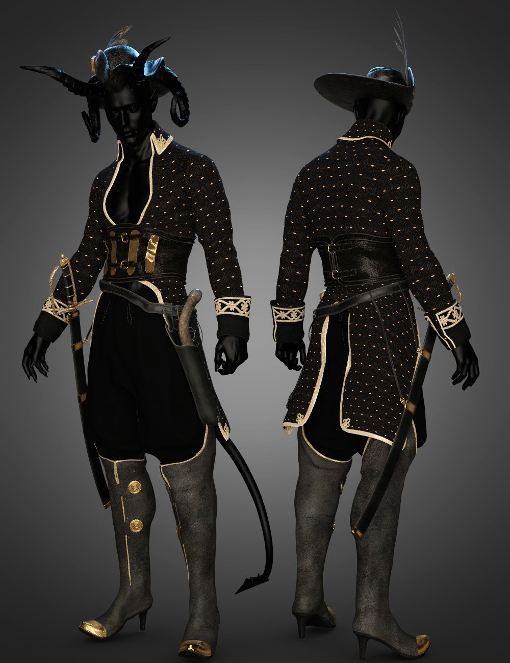 Torridus Outfit Texture Expansion by: Anna Benjamin, 3D Models by Daz 3D
