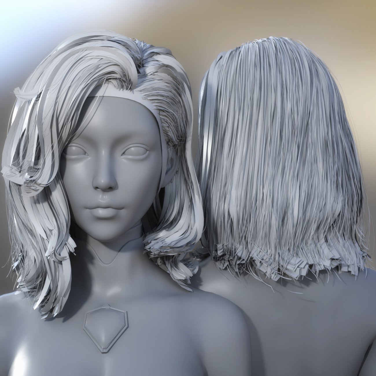 Rera and Rera Hair for Genesis 8 Females by: Crocodile Liu, 3D Models by Daz 3D