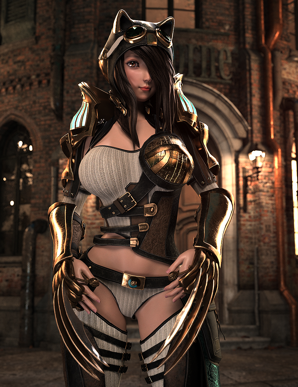 dForce Lynx Steampunk Armor for Genesis 8.1 Females dForce Lynx Steampunk Armor for Genesis 8.1 Females by: Val3dart, 3D Models by Daz 3D