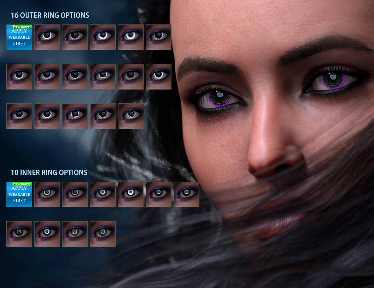 Geoshell Contact Lens Builder for Victoria 8.1 Geoshell Contact Lens Builder for Victoria 8.1 by: ForbiddenWhispers, 3D Models by Daz 3D