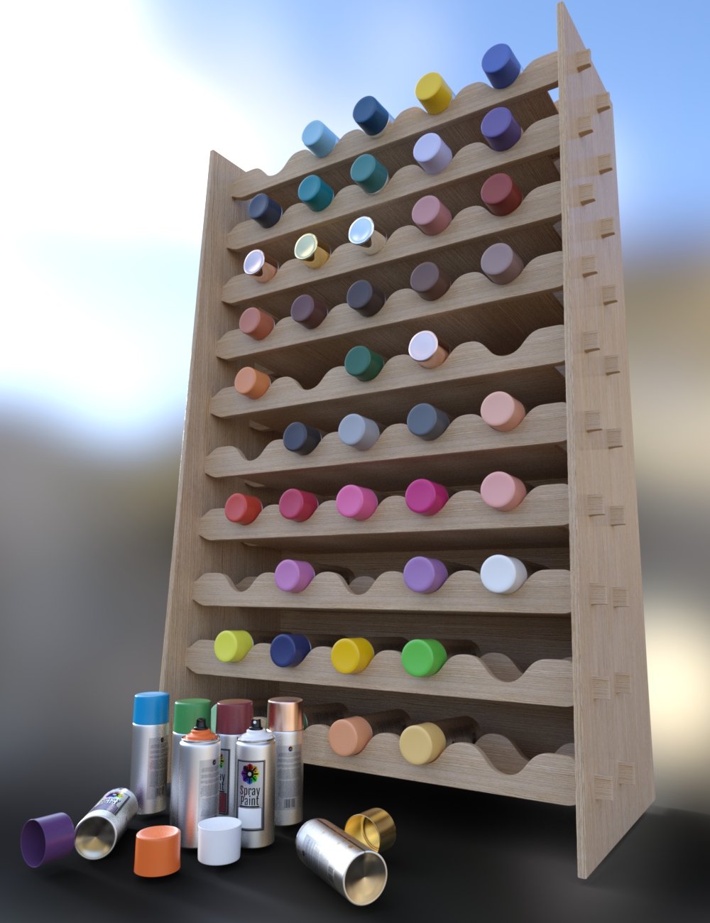 Artist Spray Paint Set Artist Spray Paint Set by: Censored, 3D Models by Daz 3D