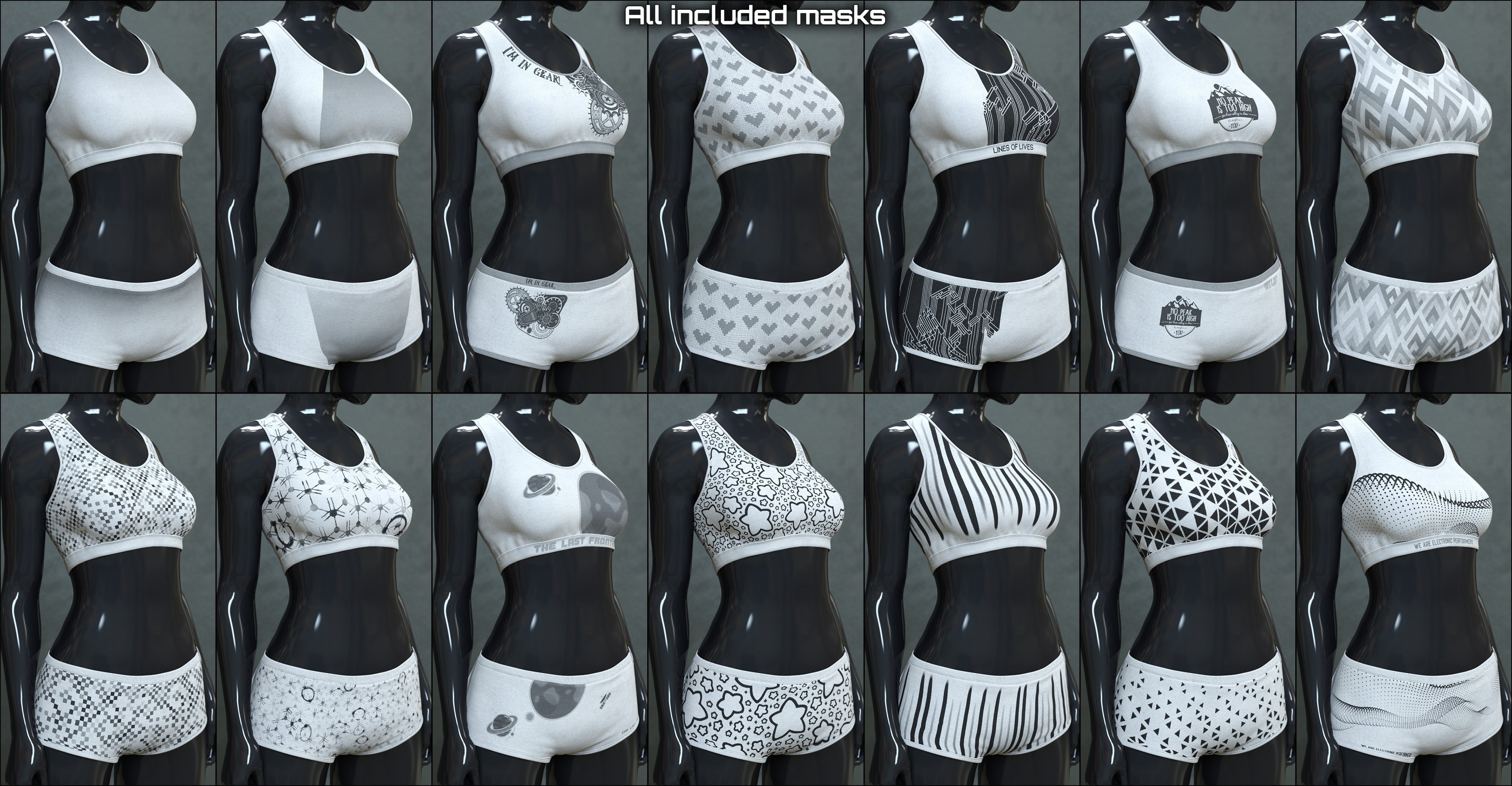 Customize Vol 1 for Zero One: Everyday Customize Vol 1 for Zero One: Everyday by: Aeon Soul, 3D Models by Daz 3D
