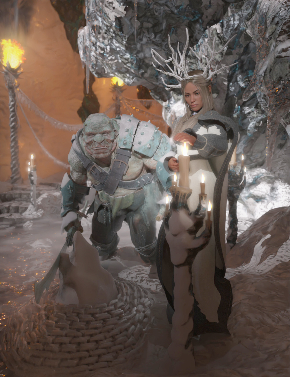 White Priestess Ritual Site White Priestess Ritual Site by: Sixus1 Media, 3D Models by Daz 3D