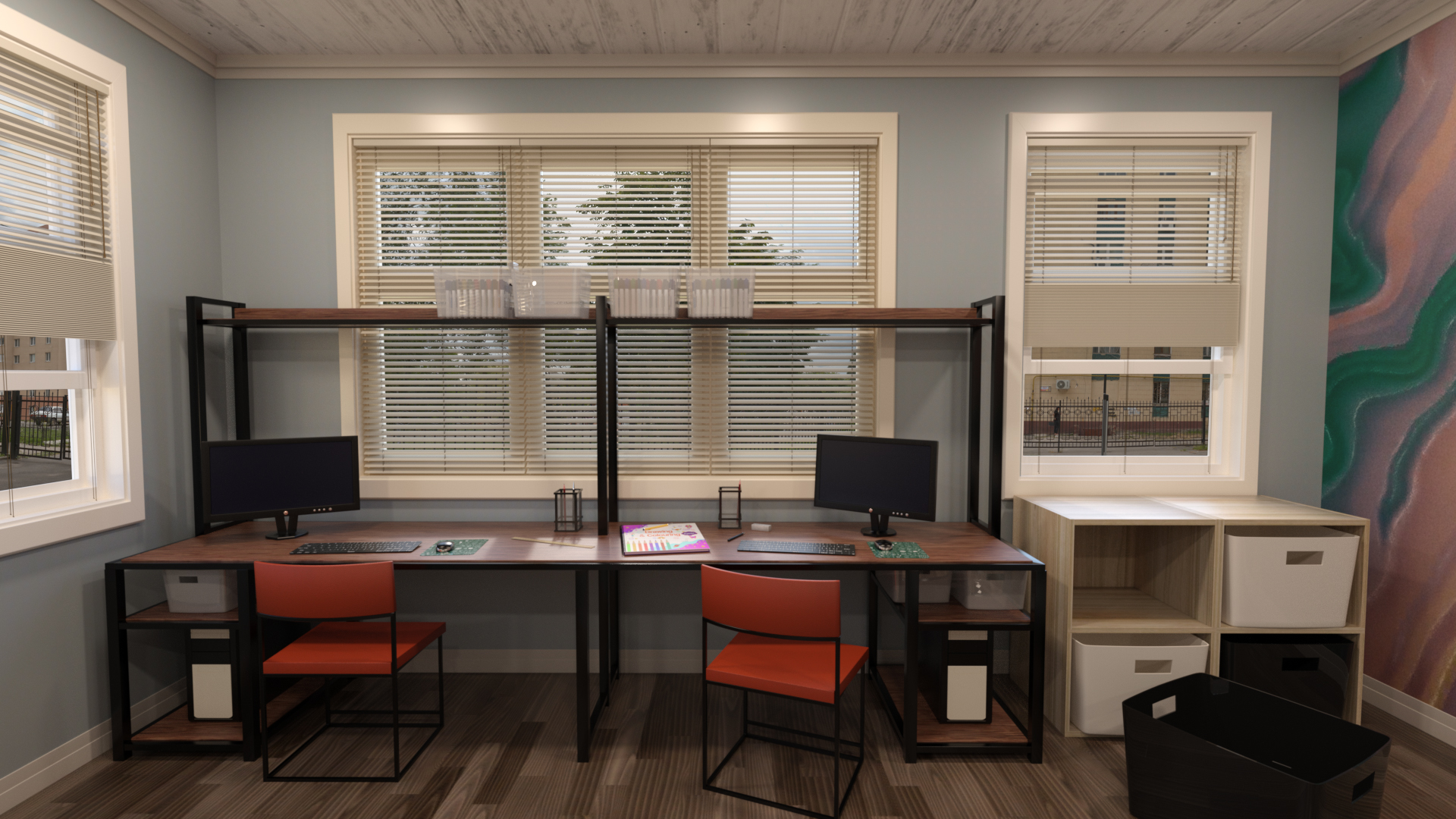 Distance Learning Room by: Tesla3dCorp, 3D Models by Daz 3D