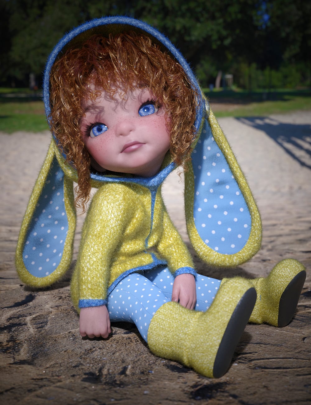 dForce BunnyBoo Outfit for Bugga Boo | Daz 3D