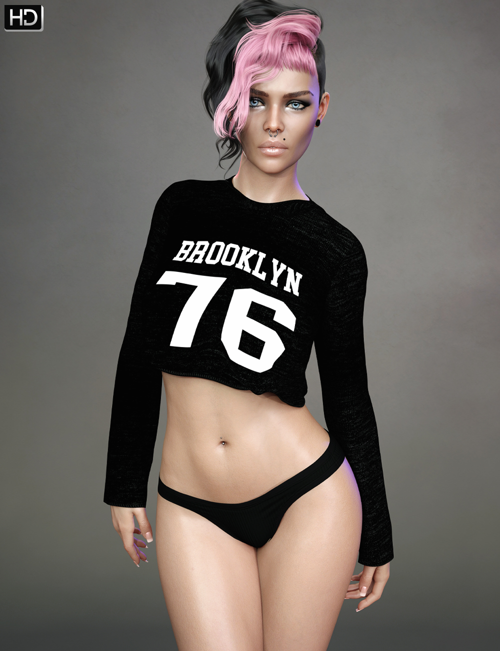 Emily HD for Genesis 8.1 Female by: Emrys, 3D Models by Daz 3D