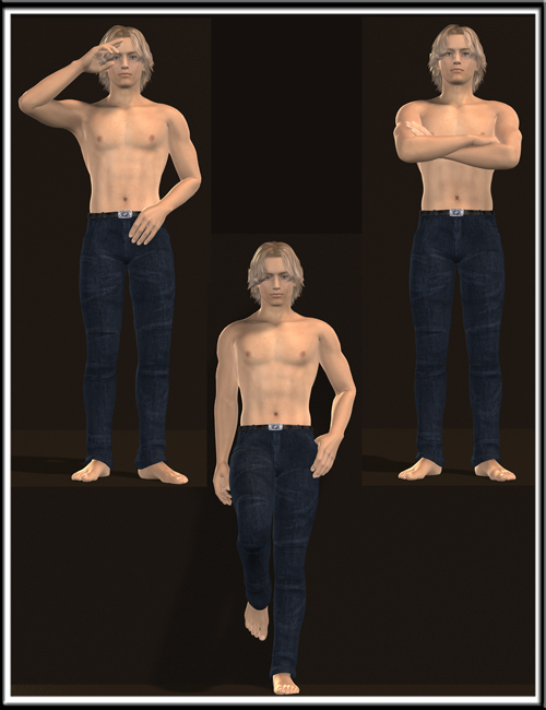 Everyday Poses for M4 by: Elliandra, 3D Models by Daz 3D