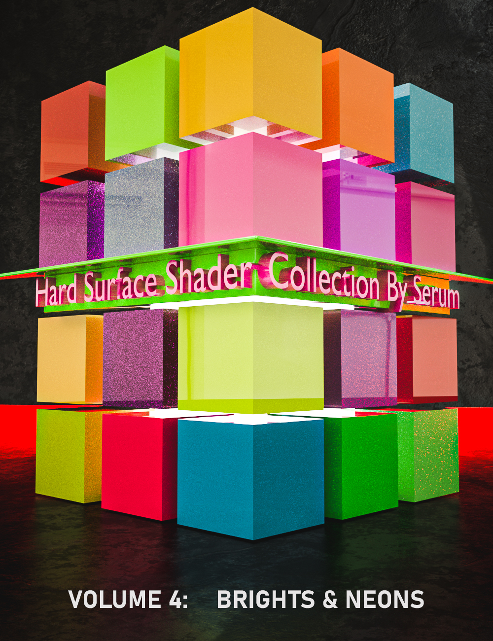 Iray Hard Surface Shaders Volume Four Brights And Neons by: Serum, 3D Models by Daz 3D