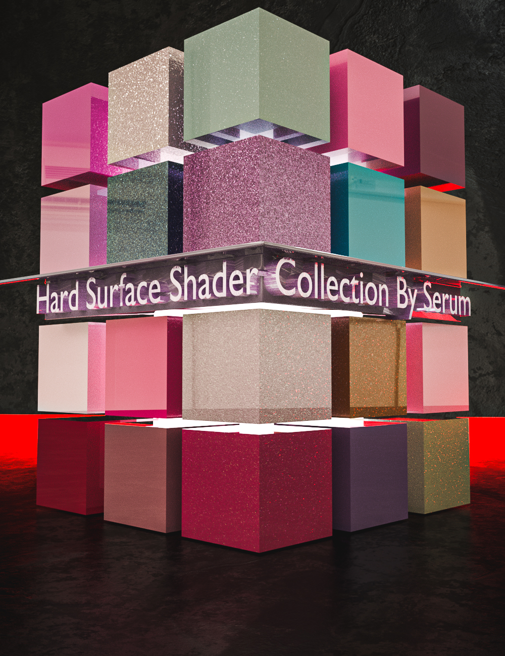 Iray Hard Surface Shaders Volume Five Ultimate Girly by: Serum, 3D Models by Daz 3D