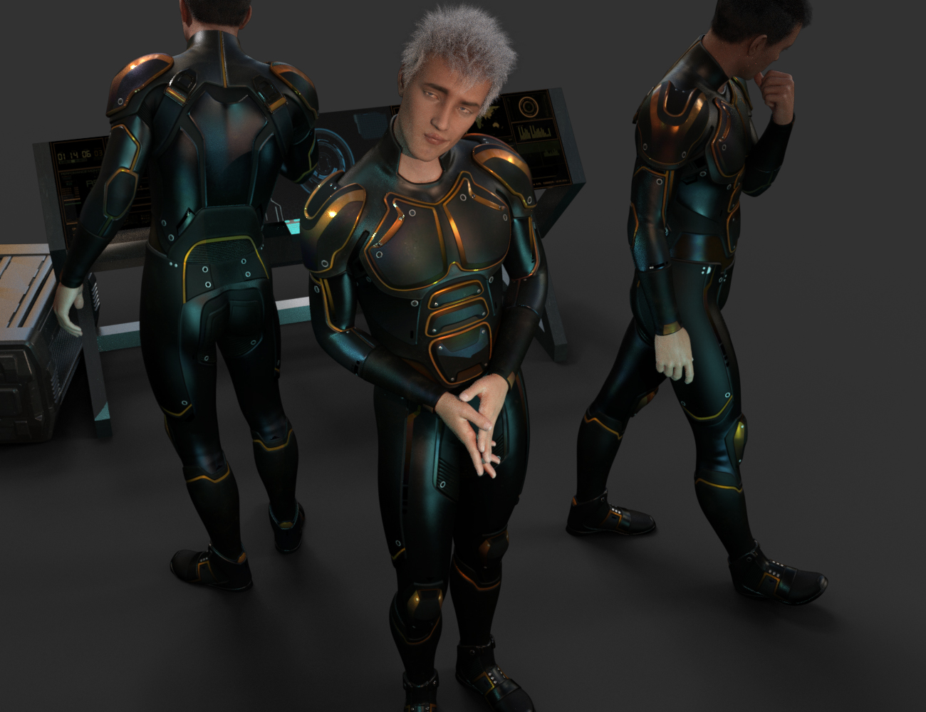 OMNI Suit for Genesis 8 and 8.1 Male by: InklingStargazer, 3D Models by Daz 3D