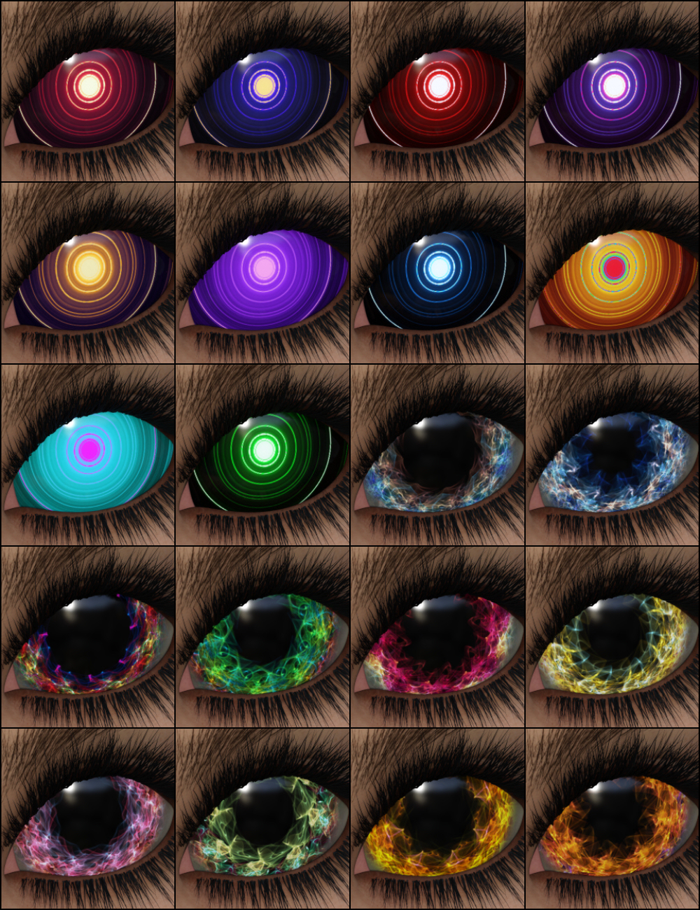 MMX Fantasy Eyes 3 for Genesis 3 and 8 by: Mattymanx, 3D Models by Daz 3D